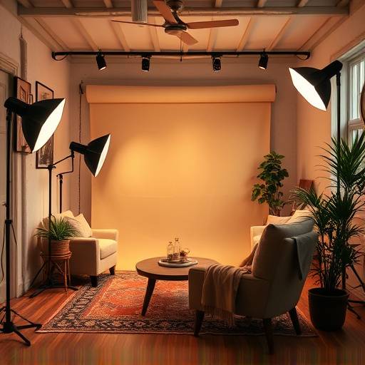 Photo studio space - Intimate Portrait Space with cozy and comfortable setting